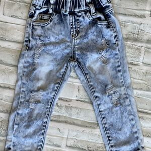 George Hats Kids Light Blue Distressed Jeans